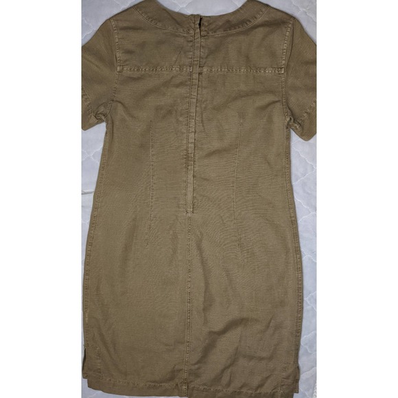 J. Crew Lace-up Cargo Shift Dress - Picture 5 of 8